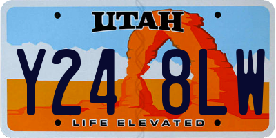 UT license plate Y248LW
