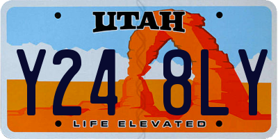 UT license plate Y248LY