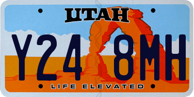 UT license plate Y248MH