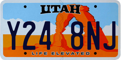UT license plate Y248NJ