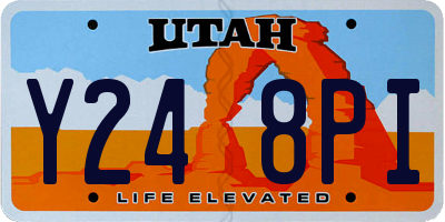 UT license plate Y248PI