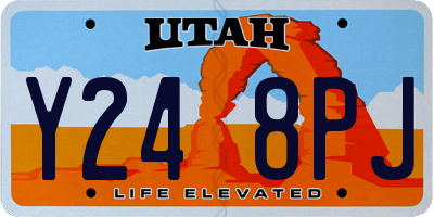 UT license plate Y248PJ