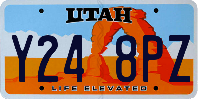 UT license plate Y248PZ