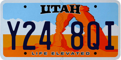 UT license plate Y248QI