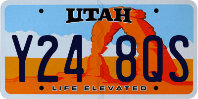 UT license plate Y248QS