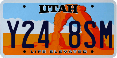 UT license plate Y248SM