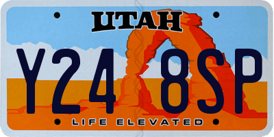 UT license plate Y248SP