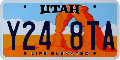UT license plate Y248TA