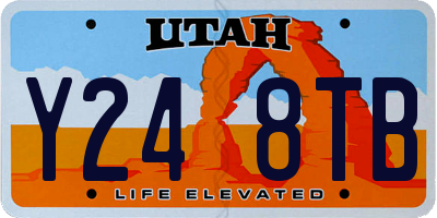 UT license plate Y248TB