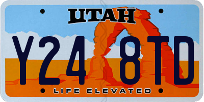 UT license plate Y248TD