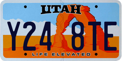 UT license plate Y248TE