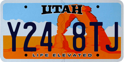 UT license plate Y248TJ