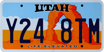 UT license plate Y248TM