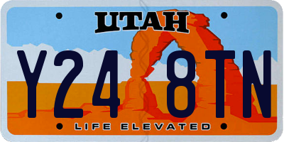 UT license plate Y248TN