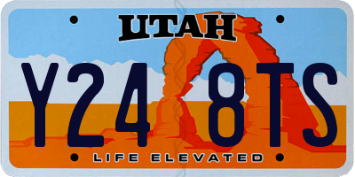 UT license plate Y248TS