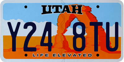 UT license plate Y248TU