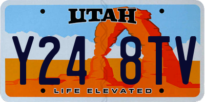 UT license plate Y248TV