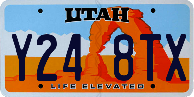UT license plate Y248TX