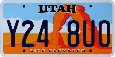 UT license plate Y248UO