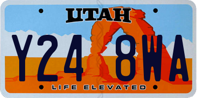 UT license plate Y248WA