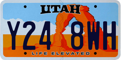 UT license plate Y248WH