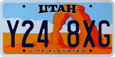 UT license plate Y248XG