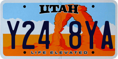 UT license plate Y248YA