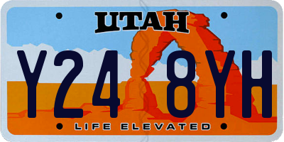 UT license plate Y248YH