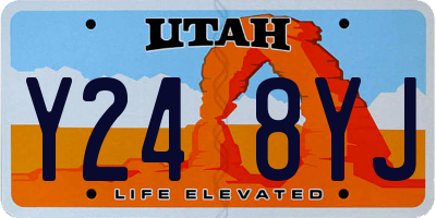 UT license plate Y248YJ