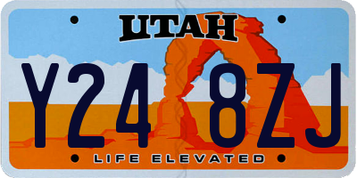 UT license plate Y248ZJ