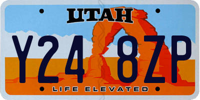 UT license plate Y248ZP