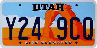 UT license plate Y249CQ