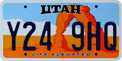 UT license plate Y249HQ