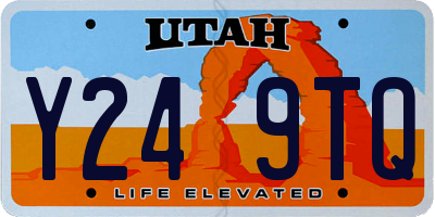 UT license plate Y249TQ