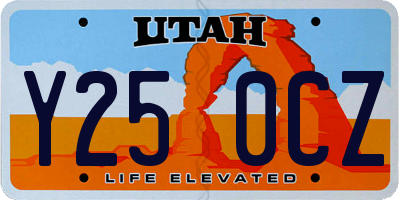 UT license plate Y250CZ