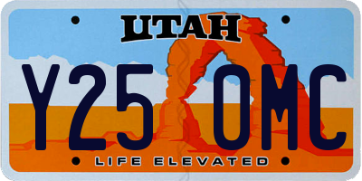 UT license plate Y250MC