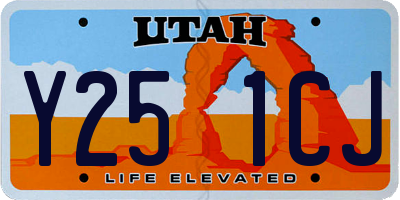 UT license plate Y251CJ