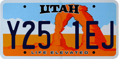 UT license plate Y251EJ