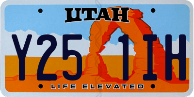 UT license plate Y251IH