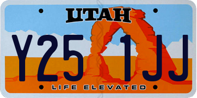 UT license plate Y251JJ