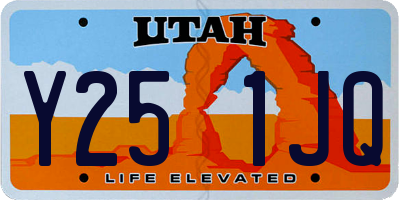 UT license plate Y251JQ