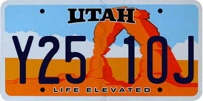 UT license plate Y251OJ