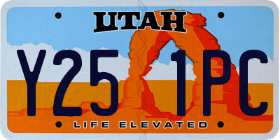 UT license plate Y251PC