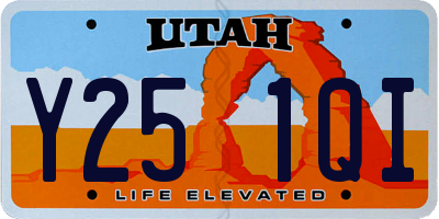 UT license plate Y251QI