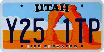 UT license plate Y251TP