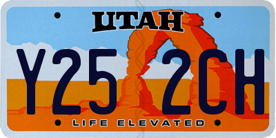 UT license plate Y252CH