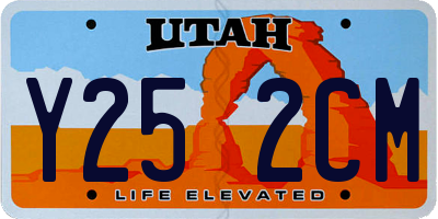 UT license plate Y252CM