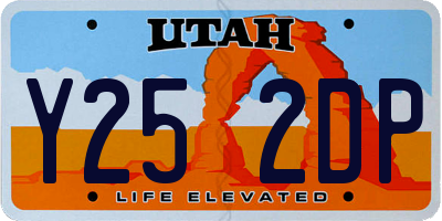 UT license plate Y252DP