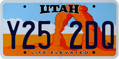 UT license plate Y252DQ