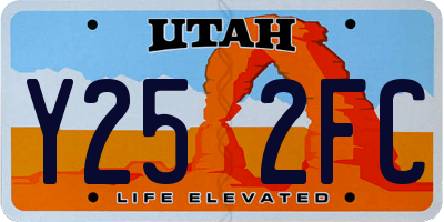UT license plate Y252FC